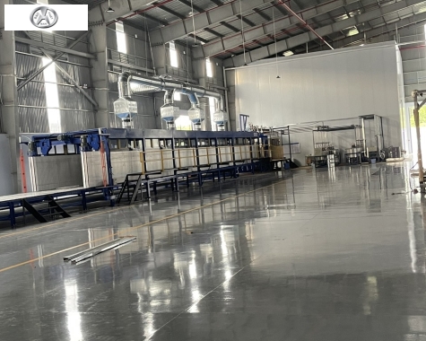 Máy đổ mút tự động